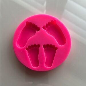 Pink Footprint Silicone Mold